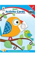 Math Activity Cards for School and Home, Grade 2