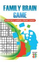Family Brain Game Sudoku Large Print Easy