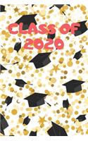 Class of 2020: Notebook Blank Lined College Ruled Notebook Planner Journal Diary (120 Pages - 6'' x 9'' )