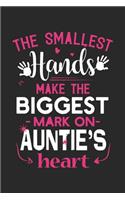 The smallest hands make the biggest mark on aunties heart