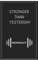 Stronger than yesterday