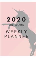 2020 Unicorn Weekly Planner: Pocket planner for women on the go; Gifts for Under $10; Gifts for Women; Unicorn gifts; Gifts for girls: 2020 planner for women and girls. Small en