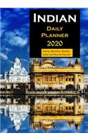 Indian Daily Planner 2020: Yearly, Monthly, Weekly, Daily and Hourly Planner size 7 Inch x 10 Inch