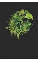 Eagle Head: Eagles Notebook, Graph Paper (6" x 9" - 120 pages) Animal Themed Notebook for Daily Journal, Diary, and Gift