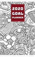 2020 Goal Planner: 2019-2020 Weekly Planner and Organizer Book for Soccer/Football Lovers & Fans - 6 x 9 Dated Agenda - Blank Graph Paper - September 2019 - December 2(4 Soccer Lovers)
