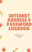 Internet Address & Password Logbook: Keep your usernames, social info, passwords, web addresses and security question in one. So easy & organized
