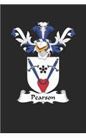 Pearson: Pearson Coat of Arms and Family Crest Notebook Journal (6 x 9 - 100 pages)