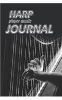 Harp Player Music Journal: Music Blank Sheets Notebook for Musicians and Songwriters.(22 Awesome Music Notebooks)