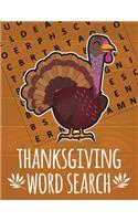 Thanksgiving Word Search