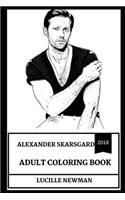Alexander Skarsgard Adult Coloring Book