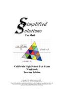 CAHSEE Teacher Edition Workbook