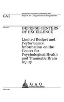 Defense Centers of Excellence