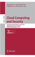 Cloud Computing and Security: Third International Conference, Icccs 2017, Nanjing, China, June 16-18, 2017, Revised Selected Papers, Part II