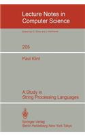 A Study in String Processing Languages