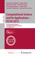 Computational Science and Its Applications -- ICCSA 2013