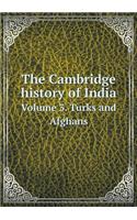 The Cambridge History of India Volume 3. Turks and Afghans