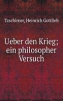 Ueber den Krieg