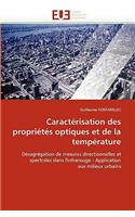 Caractérisation Des Propriétés Optiques Et de la Température