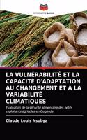 La Vulnérabilité Et La Capacité d'Adaptation Au Changement Et À La Variabilité Climatiques