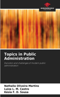 Topics in Public Administration