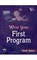 Write Your First Program