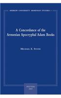 Concordance of the Armenian Apocryphal Adam Books