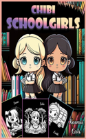 Chibi School Girls coloring book
