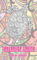 Tartaruga carina - Libro da colorare