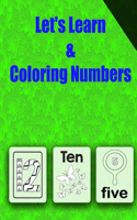 Let's Learn & Coloring Numbers