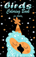 Birds Coloring Book for Adults