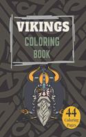 Vikings Coloring Book: For Adult And Teen: Nordic Warriors Norse Mythology Skulls Valhalla Swords Spears Shield And More
