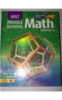 Holt Mathematics North Carolina: Student Edition Course 3 2004