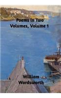 Poems in Two Volumes, Volume 1