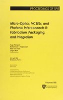Micro-optics, VCSELS, and Photonic Interconnects II