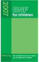 BNF for Children 2007 (British National Formulary)