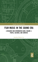 Film Music in the Sound Era