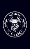 Disciple of dionysus: 6x9 120-page dotted notebook journal notepad scribble book diary workbook for philosophers