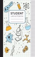 Student Lab Notebook: Scientific and Research Laboratory Notebook For School - Graph Composition Notebook
