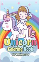 Unicorn Coloring Book for Kids Ages 2-4