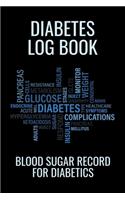 Diabetes Log Book: Blood Sugar Record For Diabetics: 2 Years Weekly Daily Glucose Tracker Logbook