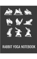 Rabbit Yoga Notebook