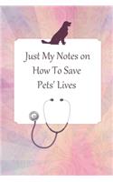 Lined Notebook: Journal With Quote - Vet Tech Gifts For Women