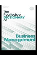 The Routledge Dictionary of Business Management
