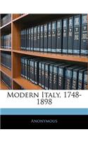 Modern Italy, 1748-1898