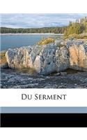 Du Serment