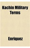 Kachin Military Terms: (English)