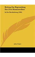 Beitrag Zur Begrundung Der Zwei Kontenreihen
