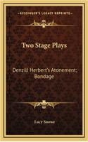 Two Stage Plays