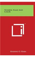 Number, Name And Color