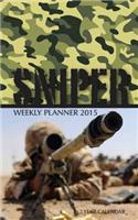 Sniper Weekly Planner 2015: 2 Year Calendar